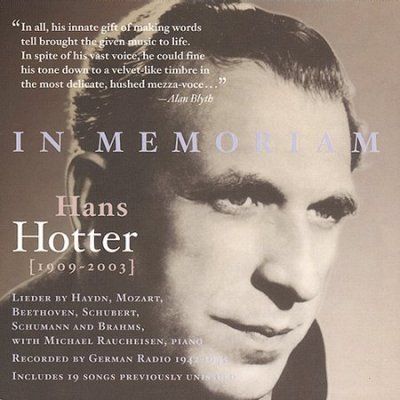 Hans Hotter - In Memoriam (CD)