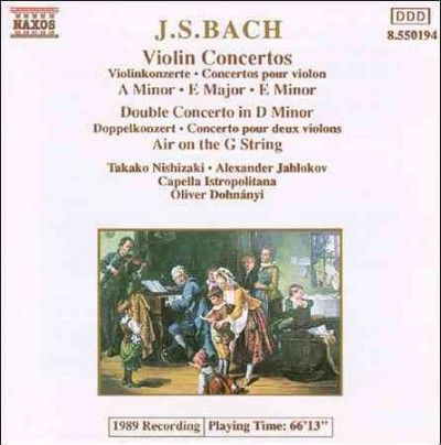 Wordsworth/capella - Bach: Violin Ctos. 1 &amp; 2 (CD)