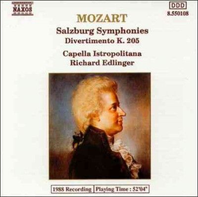 Divertimenti / 3 Salzburg Symphonies (CD)