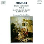 Francesco Nicolosi - Mozart: Piano Variations Vol 3 (CD)