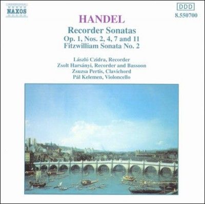 Laszlo Czidra - Handel: Recorder Sonatas (CD)