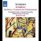 Symphony Op. 21, Six Pieces (Craft, Philharmonia Orchestra) (CD / Album)