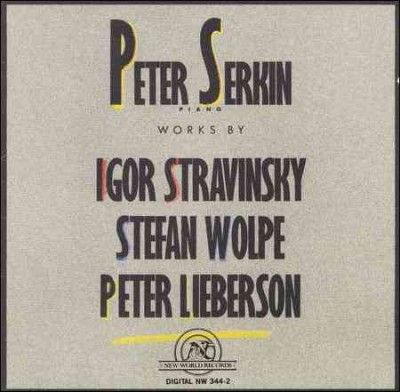 Peter Serkin - Stravinsky/wolpe/liberson (CD)