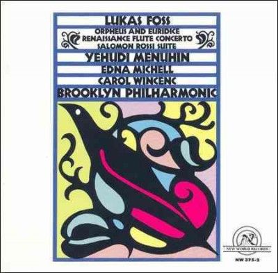 Brooklyn Philharmoni - Foss: Renaissance Concerto For Flute A (CD)