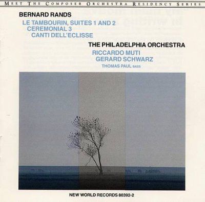 Philadelphia Orchest - Rands: Canti Del Eclisse (CD)