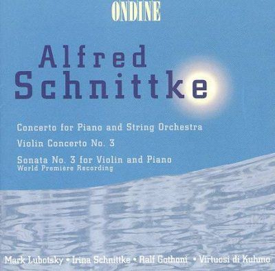 Lubotsky/gothoni/di - Schnittke: Cto For Piano And String Or (CD)