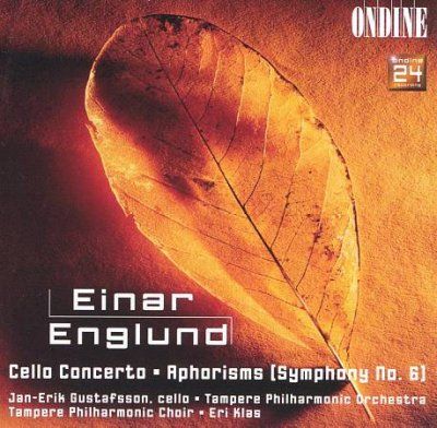 J/klas Gustafsson - Englund: Cello Cto. Sym. 06 Aphorisms (CD)