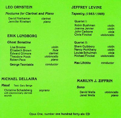 Ornstein Nocturne:Levine Lundborg - (Import CD)