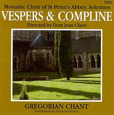 Gregorian Chant: Vespers &amp; Compline (CD / Album)