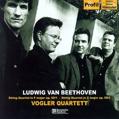 Vogler Quartet - Beethoven: Qts Op 59/1 F Dur 59/3 C Du (CD)