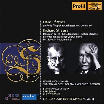 Staatskapel Dresden - Pfitzner: Sym For Large Orch In C Majo (CD)