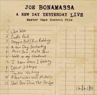 Joe Bonamassa - New Day Yesterday Live (CD)