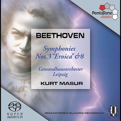 Kurt Masur - Beethoven: Syms Nos 3 &amp; 8 (CD)