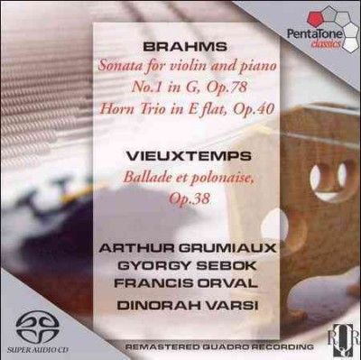 Arthur Grumiaux - Brahms: Son For Violin And Piano (CD)