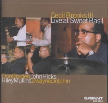 Cecil 3 Brooks - Live At Sweet Basil (CD)