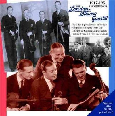 London String Quarte - London String Quartet 1917 - 1951 (CD)