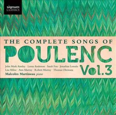 Lisa Milne - Poulenc: Complete Songs Vol 3 (CD)