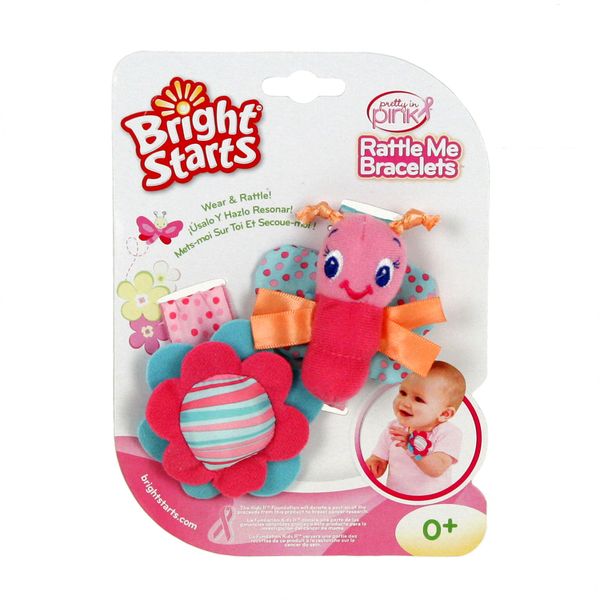 Bright Starts - Pretty In Pink Rattle Me Bracelets