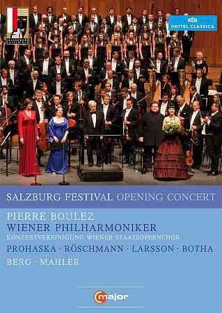 Wiener Philharmonike - Berg/mahler: Salzburg Opening Concert (DVD)