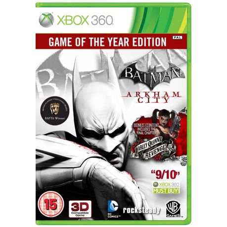 Batman Arkham City Game Of The Year Xbox 360 Buy Online In South Africa Takealot Com