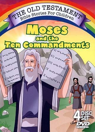 Moses and The Ten Commandments - (Region 1 Import DVD)