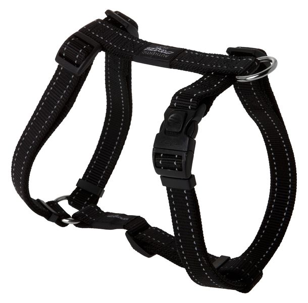 Rogz - Utility Extra-Large Lumberjack Dog H-Harness - Black