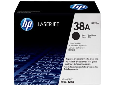 HP 38A Black LaserJet Toner Cartridge
