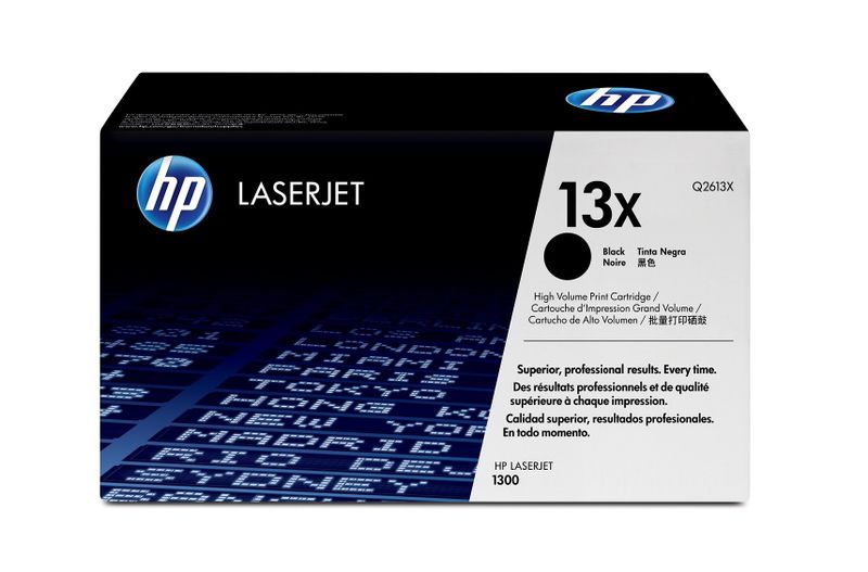 HP 13X High Yield Black LaserJet Toner Cartridge