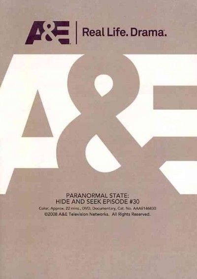 Paranormal State:Hide and Seek No 30 - (Region 1 Import DVD)