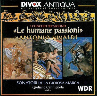 Giuliano Carmignola - Vivaldi: Le Humane Passioni 5 Violin C (CD)