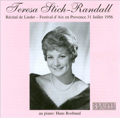 Mozart/Schubert/Brahms:Teresa Stich R - (Import CD)