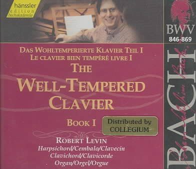 Robert Levin - Bach: Well Tempered Clavier Book 1 (CD)