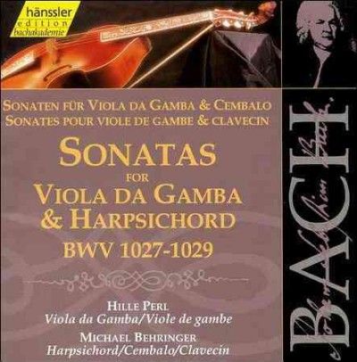 Hille Perl - Bach: Sonatas Bwv 1027 - 1029 (CD)