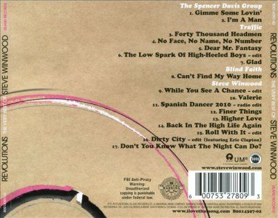 Steve Winwood - Revolutions: Very Best Of Steve Winwoo (CD)
