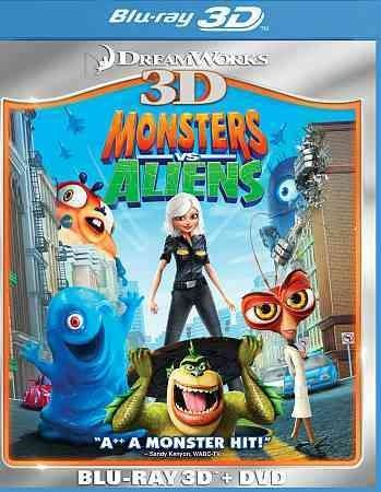 Monsters Vs Aliens 3d - (Region A Import Blu-ray Disc)