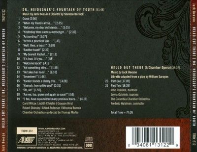 John Reardon - Jack Beeson: Hello Out There (CD)