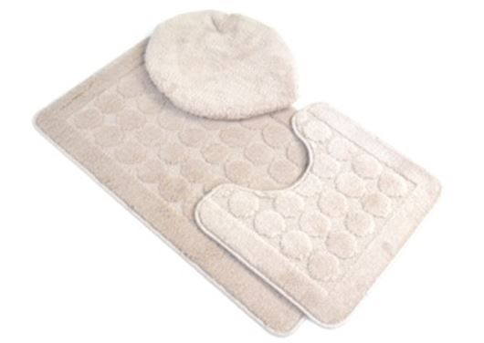 Waltex Vivaldi 3 Piece Bathroom Set - Beige