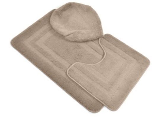 Waltex Vivaldi 3 Piece Bathroom Set - Taupe