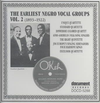 Earliest Negro Vocal Group:Vol 2 - (Import CD)