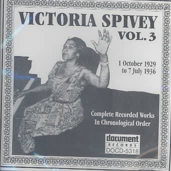 Victoria Spivey:V3 1929-1936 - (Import CD)