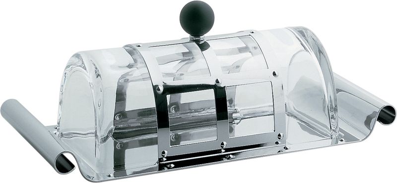 Alessi - Graves Butter Dish - Black