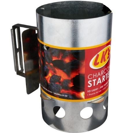 LK's - Charcoal Starter Galvanised