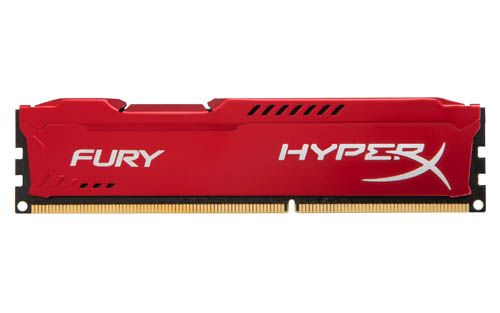 HyperX Fury Series Memory 4GB DDR3-1600MHz - Red