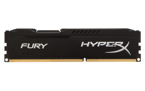 HyperX Fury Series Memory 8GB DDR3-1600MHz - Black