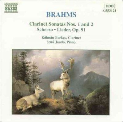 Clarinet Sonatas Nos. 1 &amp; 2 / Scherzo / Lieder (CD)