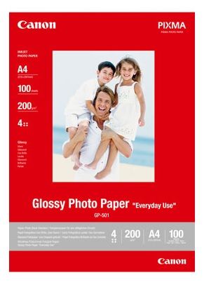 Canon GP-501 Everyday Use A4 Glossy Photo Paper (100 Sheets)