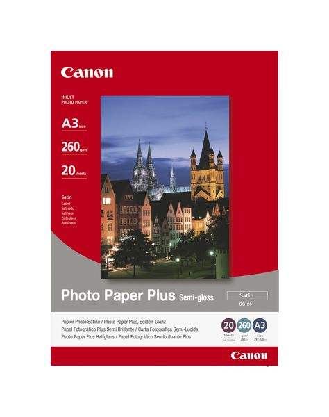 Canon SG-201 Semi Gloss A3 Photo Paper (20 Sheets)