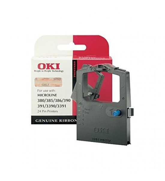 OKI 01108702 Black Ribbon Cartridge