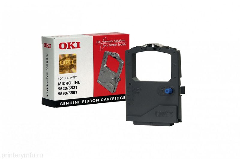 OKI 01126302 Black Ribbon Cartridge