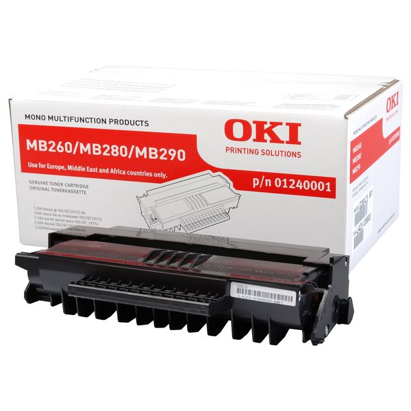 OKI 01240001 High Yield Black Laser Toner Cartridge